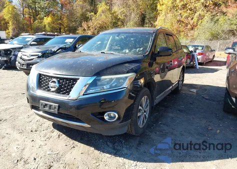 2014 Nissan Pathfinder Sl z USA, uszkodzony, nr VIN 5N1AR2MM0EC608962